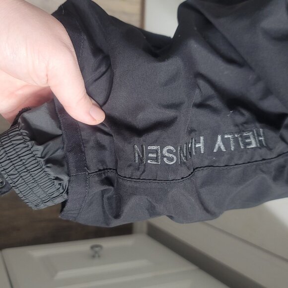 #348 Helly Hansen sz M Helli Tech Black Pants - Picture 8 of 10